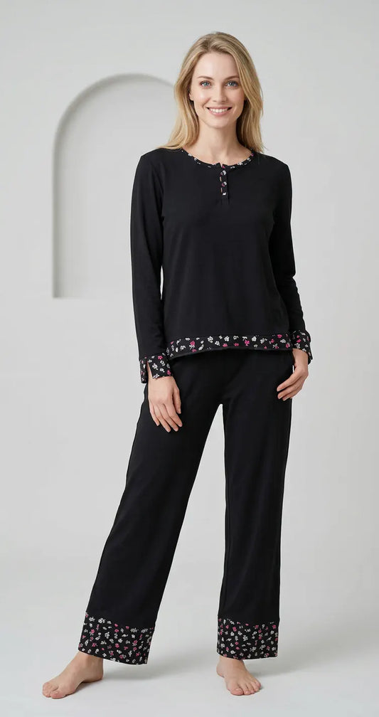 MV/090 – Floral Whisper Pajama Set