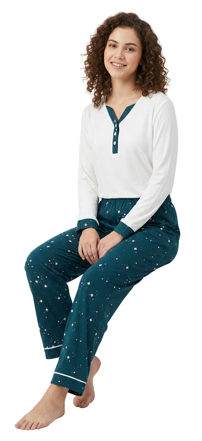 MV/045 – Starlight Dreams Cotton Pajama Set