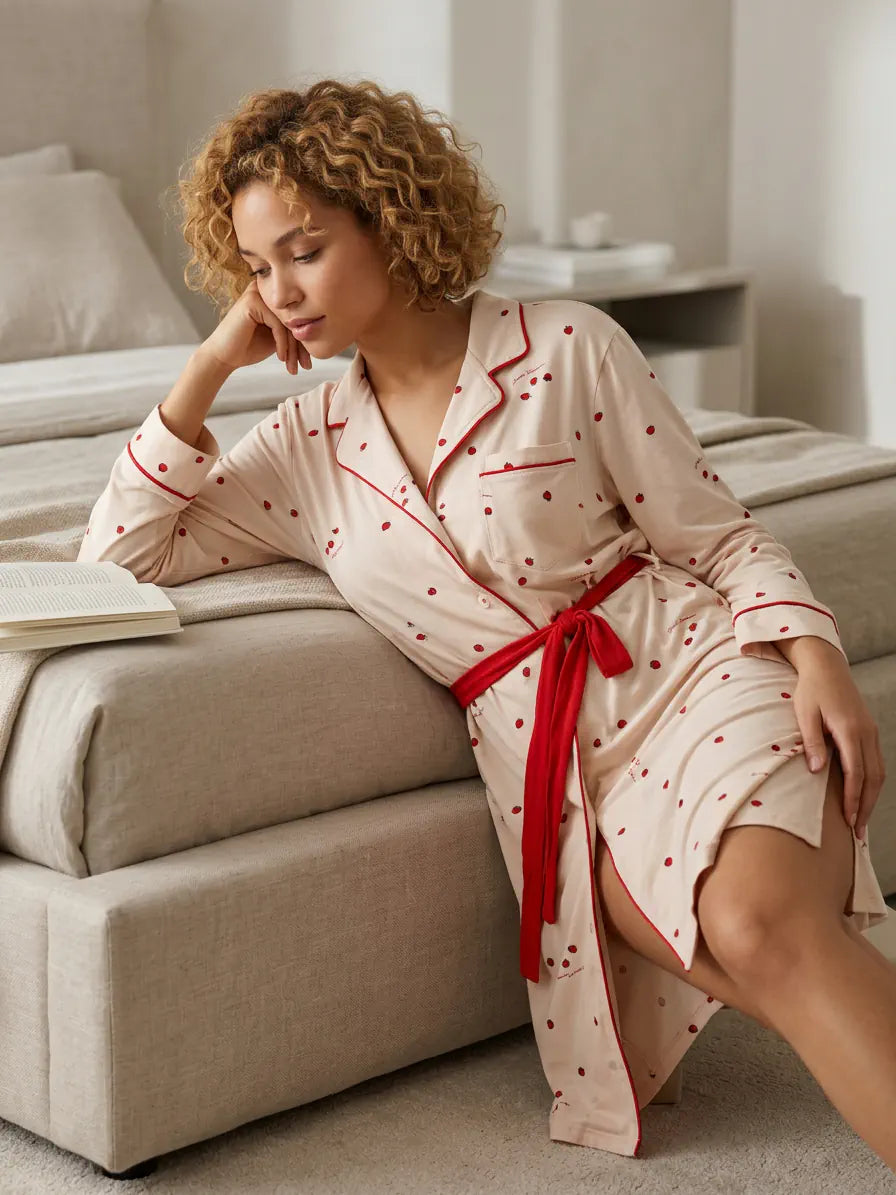MV/081 – Cherry Charm Cotton Nightdress