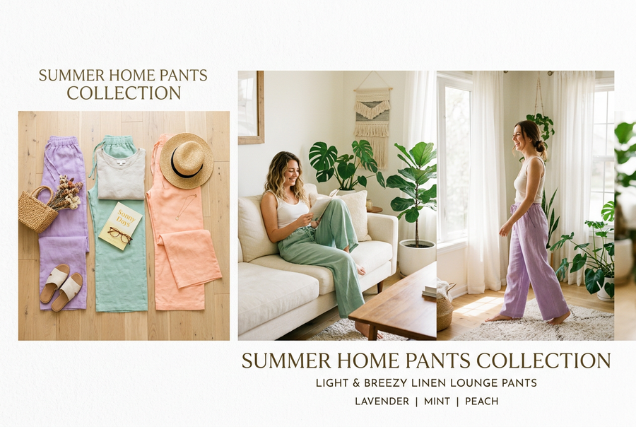 Women Summer Home Pants