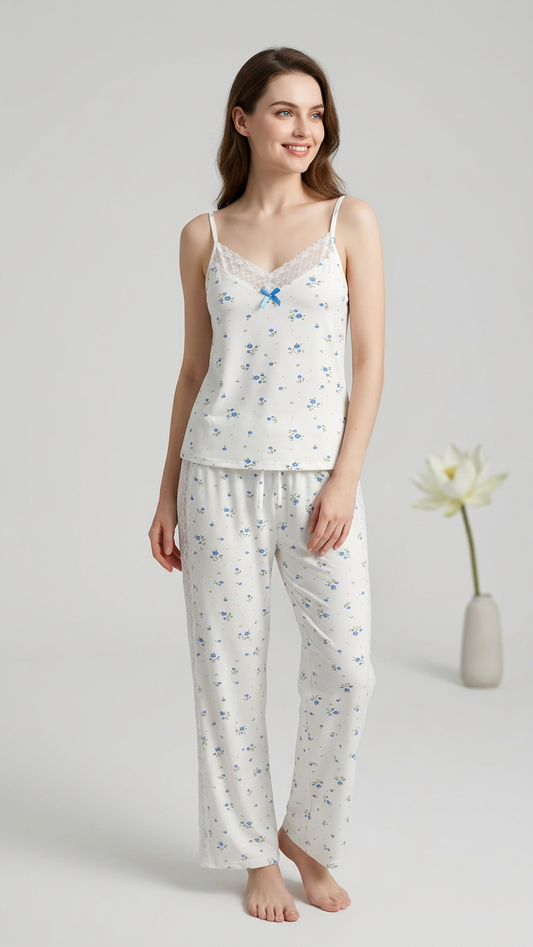 MV/093 – Bluebell Dreams Cotton Pajama Set