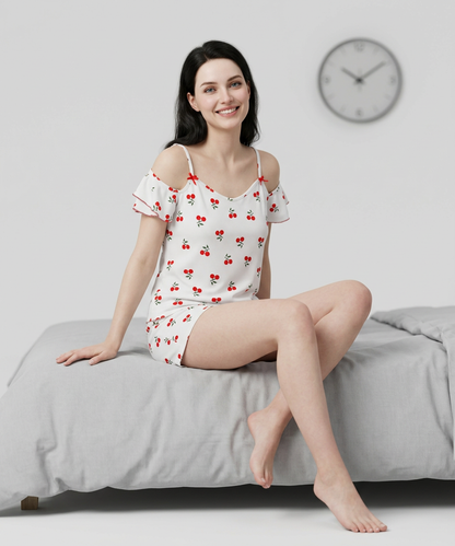 MV/015 – Sweet Hearts Rib Pajama Set