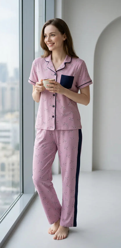 MV/049 – Flying Dreams Cotton Pajama Set