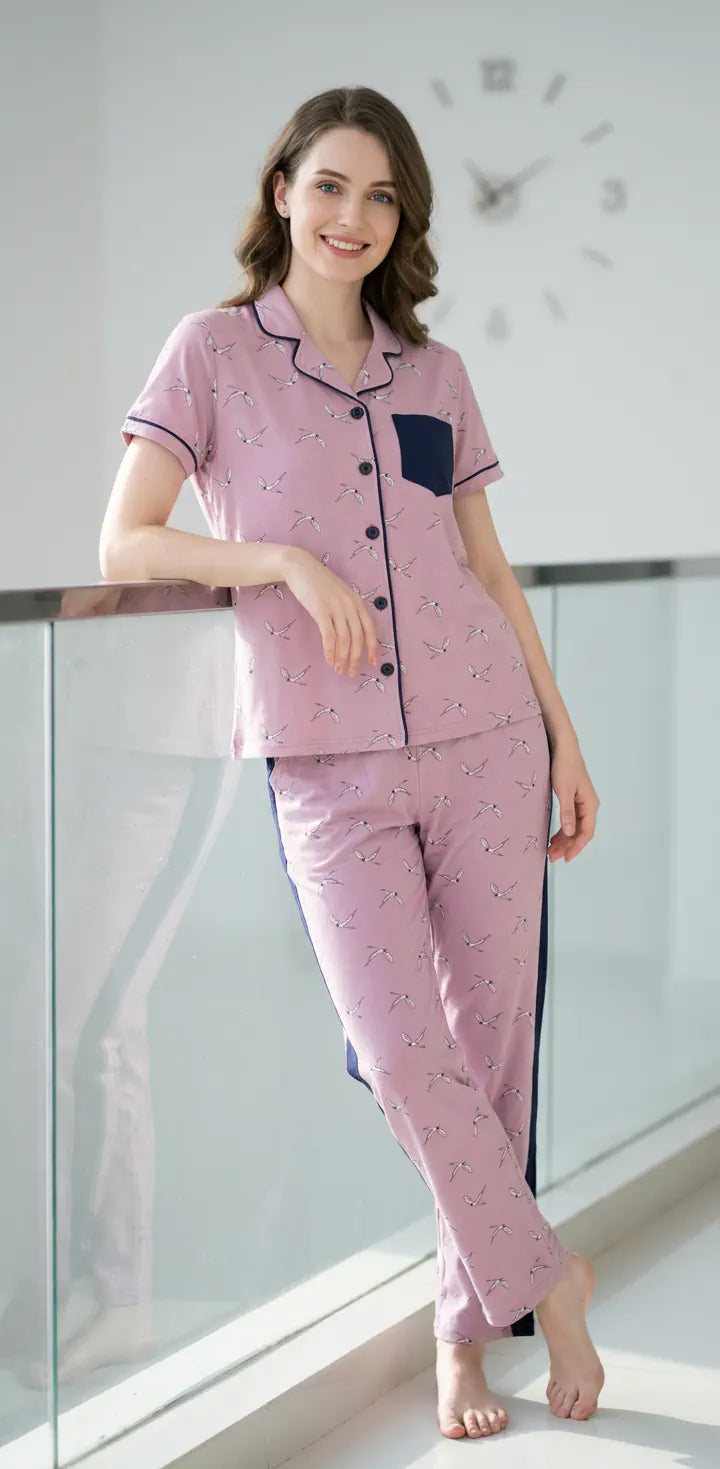 MV/049 – Flying Dreams Cotton Pajama Set