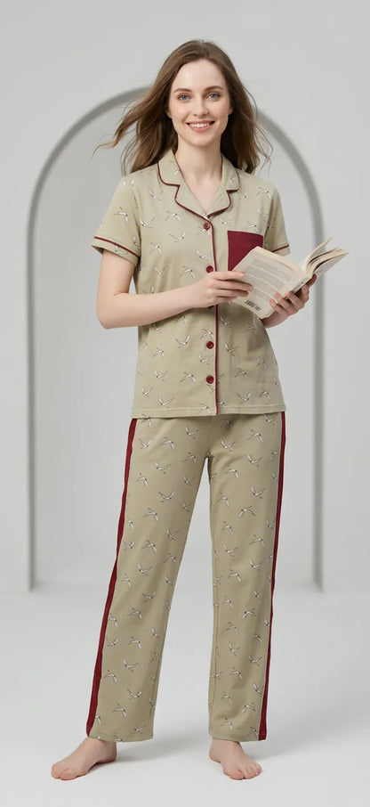 MV/049 – Flying Dreams Cotton Pajama Set