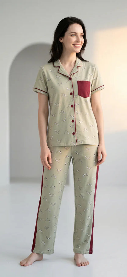 MV/049 – Flying Dreams Cotton Pajama Set