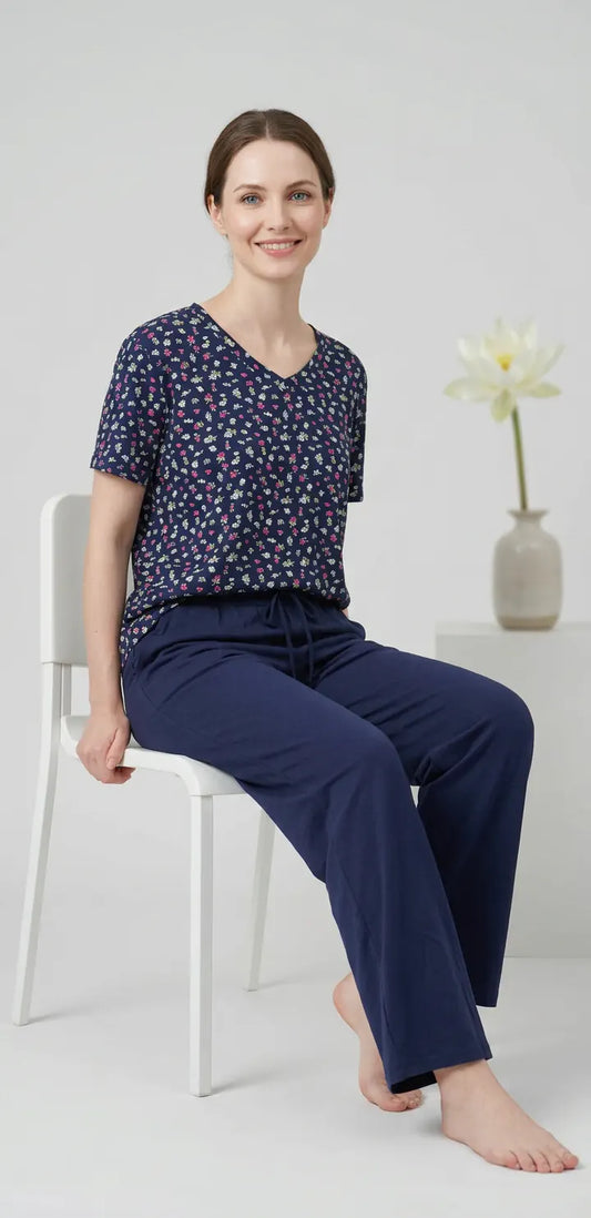 MV/088 – Midnight Petals Cotton Set