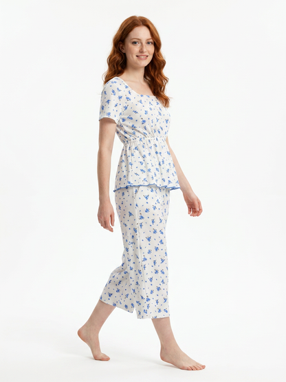 MV/020 – Blossom Dreams Ribbed Pajama Set