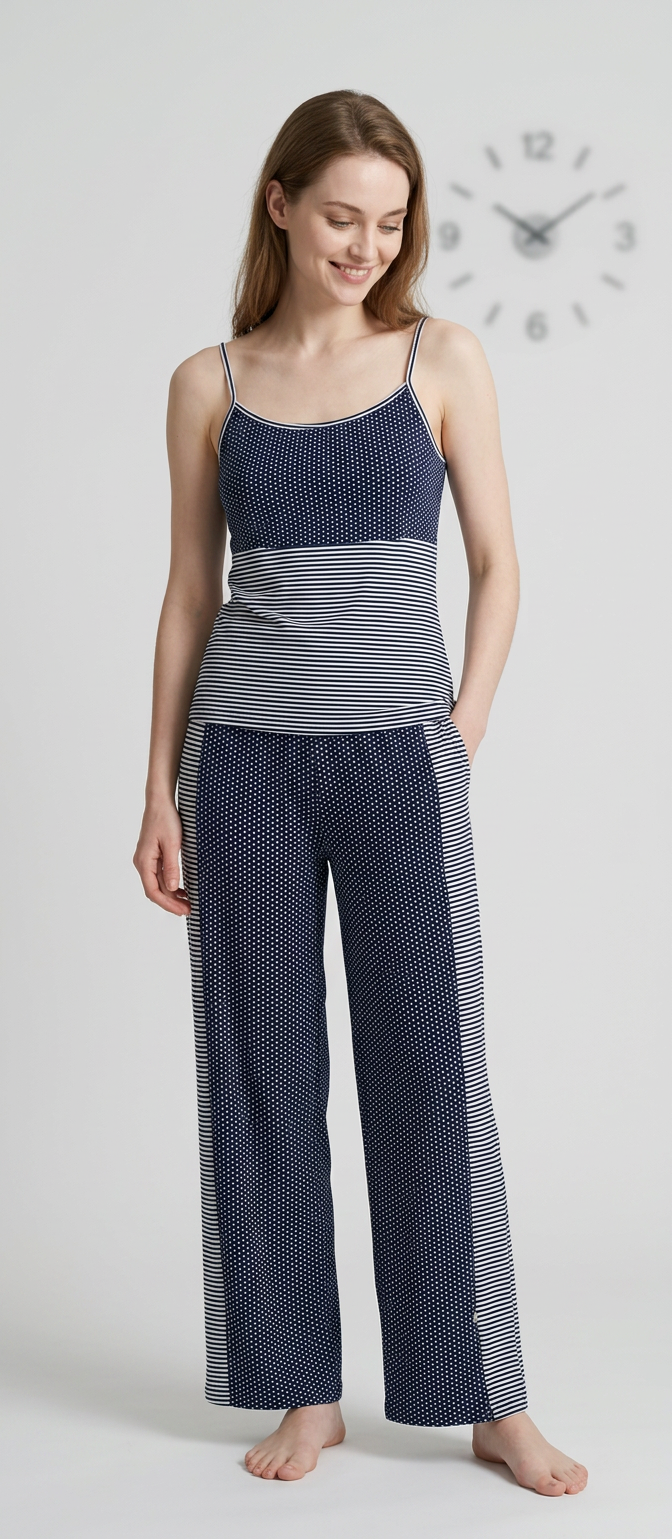 MV/067 – Serenity Stripe Cotton Pajama Set