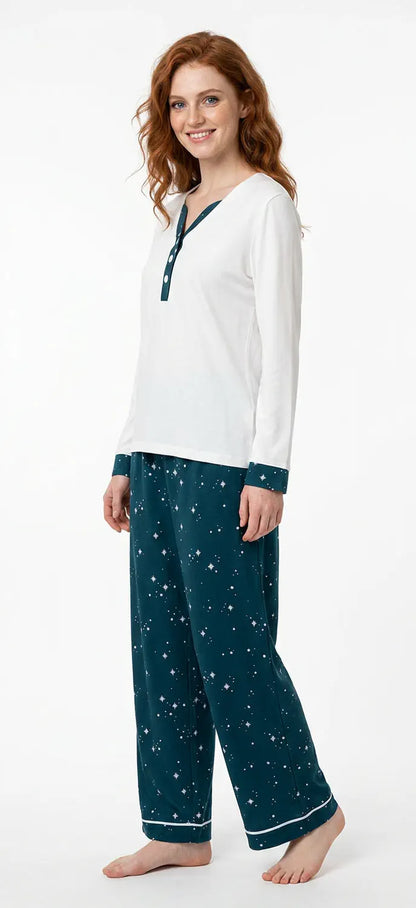 MV/045 – Starlight Dreams Cotton Pajama Set