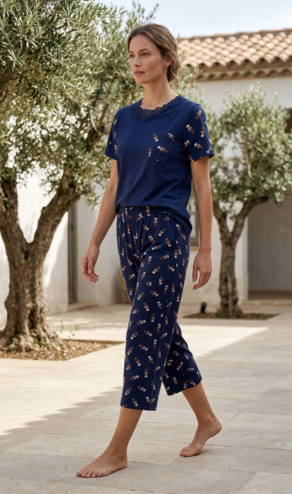 MV/025 – Cozy Charm Cotton Pajama Set